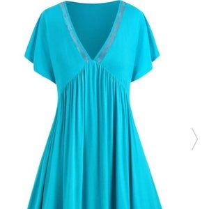 Turquoise dress